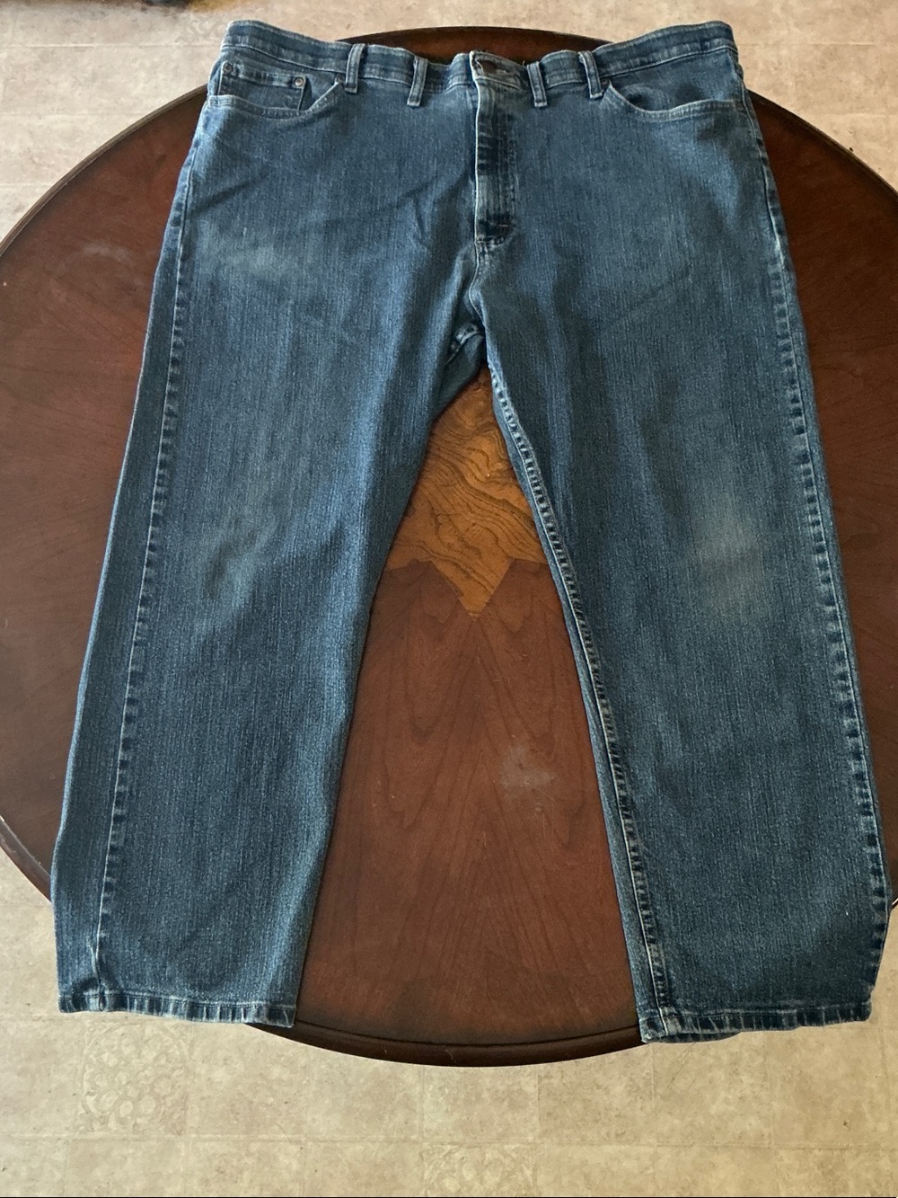 Wrangler - Relaxed Fit Dark Blue Men's Jeans